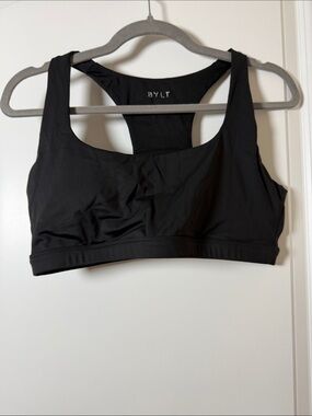 BYLT Basics Black Racerback Support Sports Bra